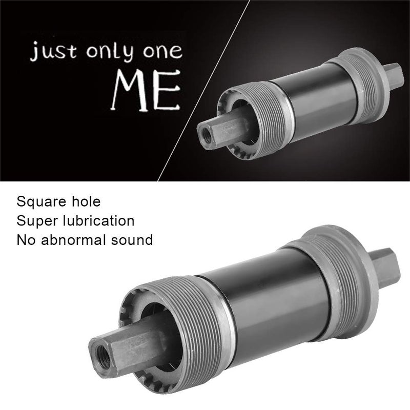 VGEBY1 Bike Bottom Bracket Square Hole Crank Axis, Middle Mountain Bike Center Shaft for Square Tapered Spindle Crank(68X118L) - Image 4